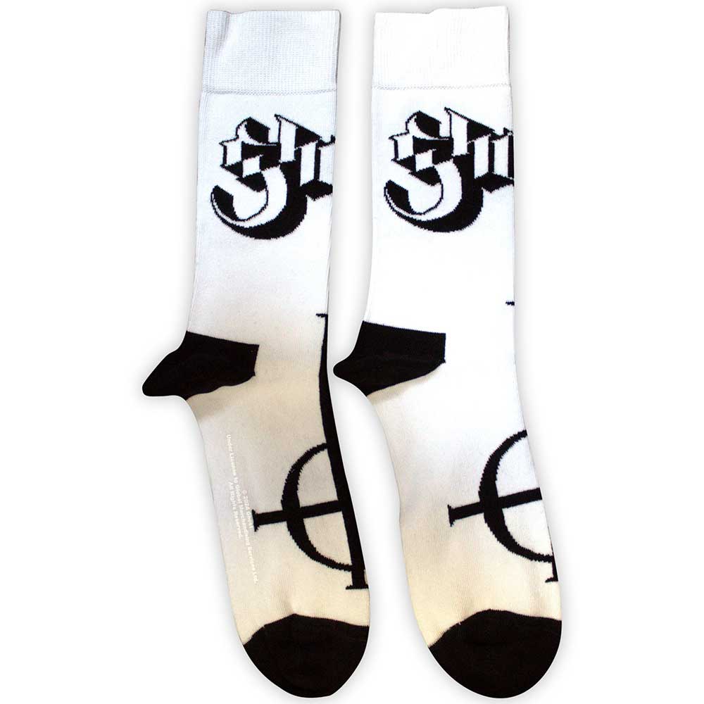 GHOST Unisex Ankle Socks, Symbol Mono