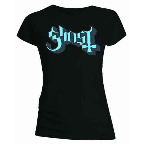 GHOST Attractive T-Shirt, Blue/grey Keyline Logo