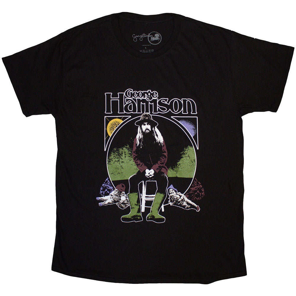 GEORGE HARRISON Attractive T-Shirt, Sun &amp; Moon