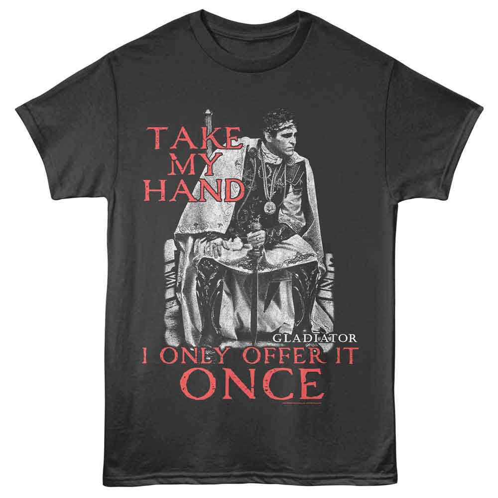 GLADIATOR Eye-Catching T-Shirt, TAKE MY HAND