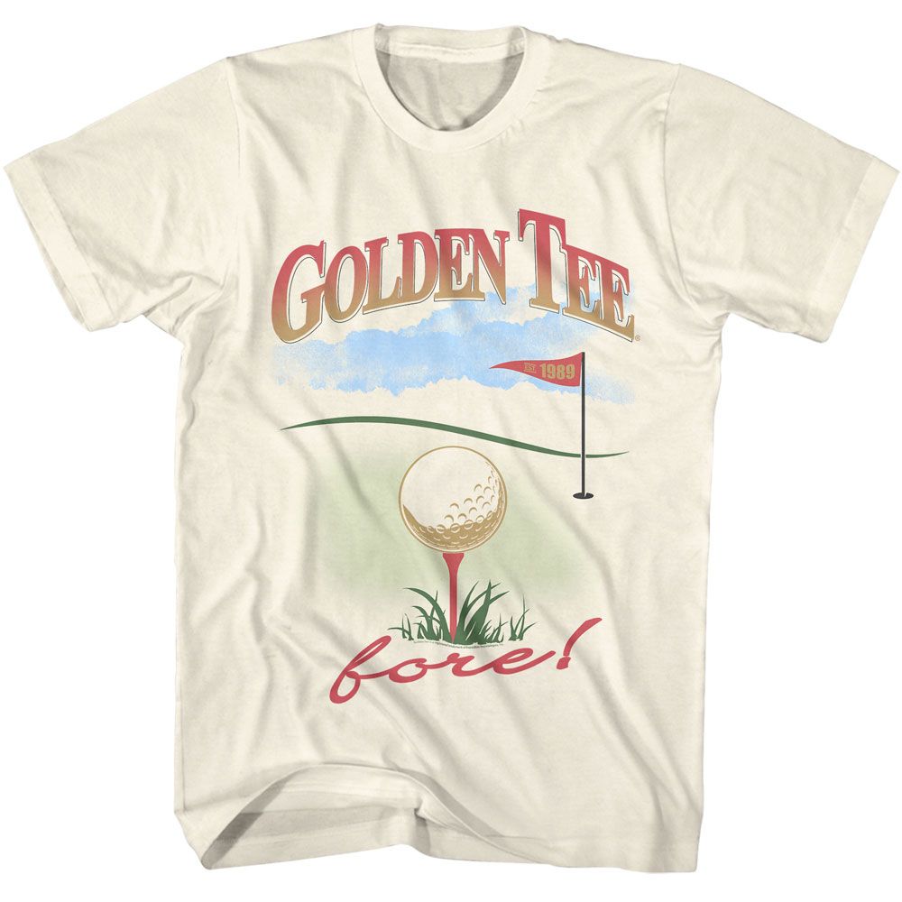 GOLDEN TEE Eye-Catching T-Shirt, FORE