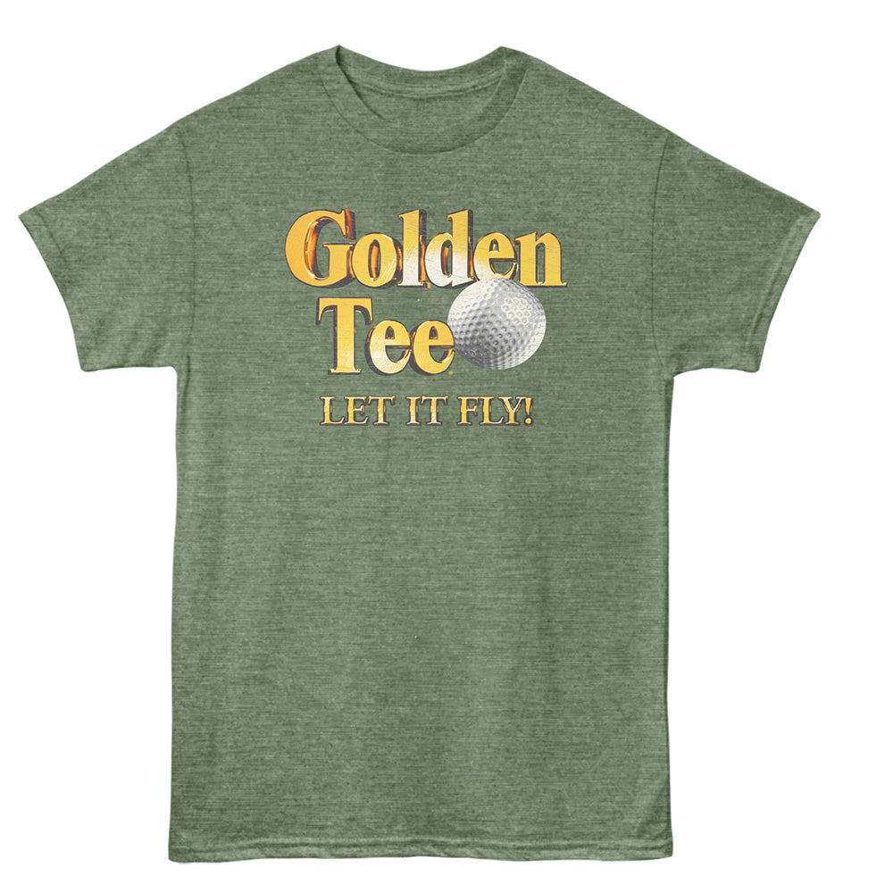 GOLDEN TEE Eye-Catching T-Shirt, LET IT FLY