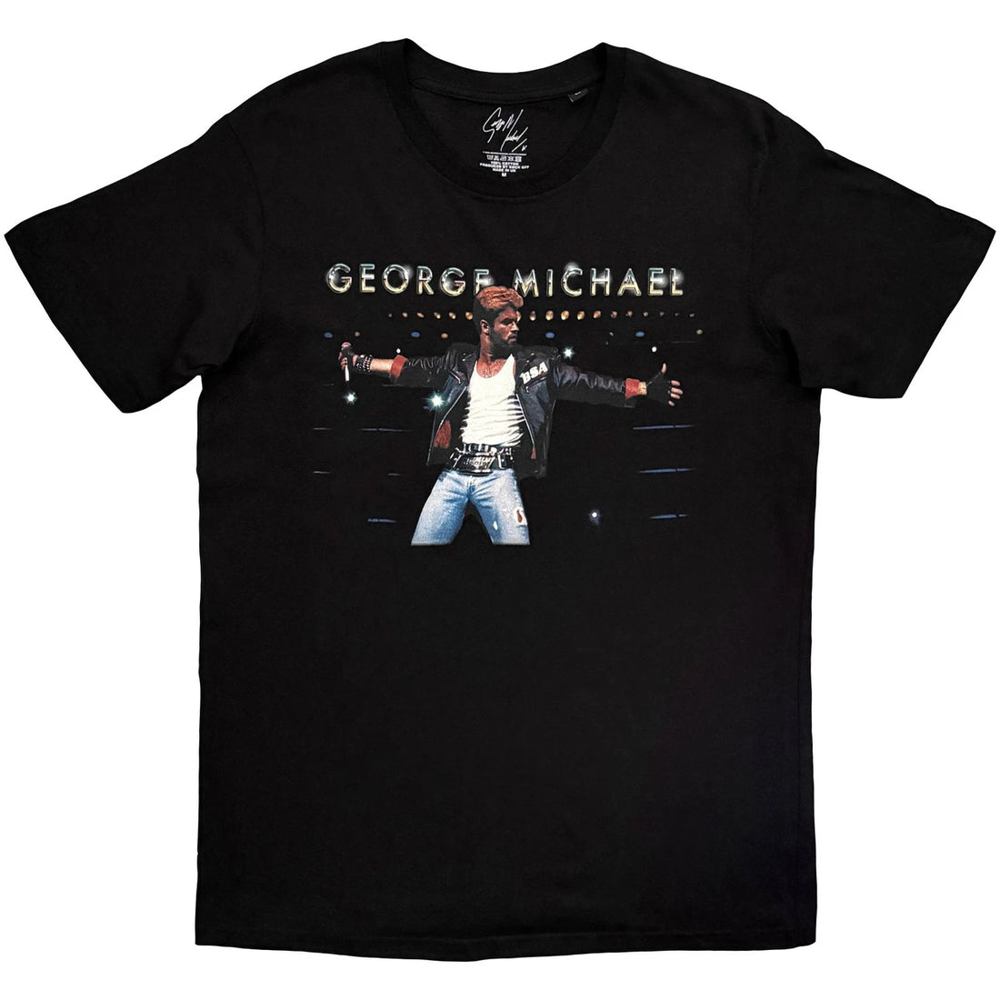 GEORGE MICHAEL Attractive T-Shirt, On Stage