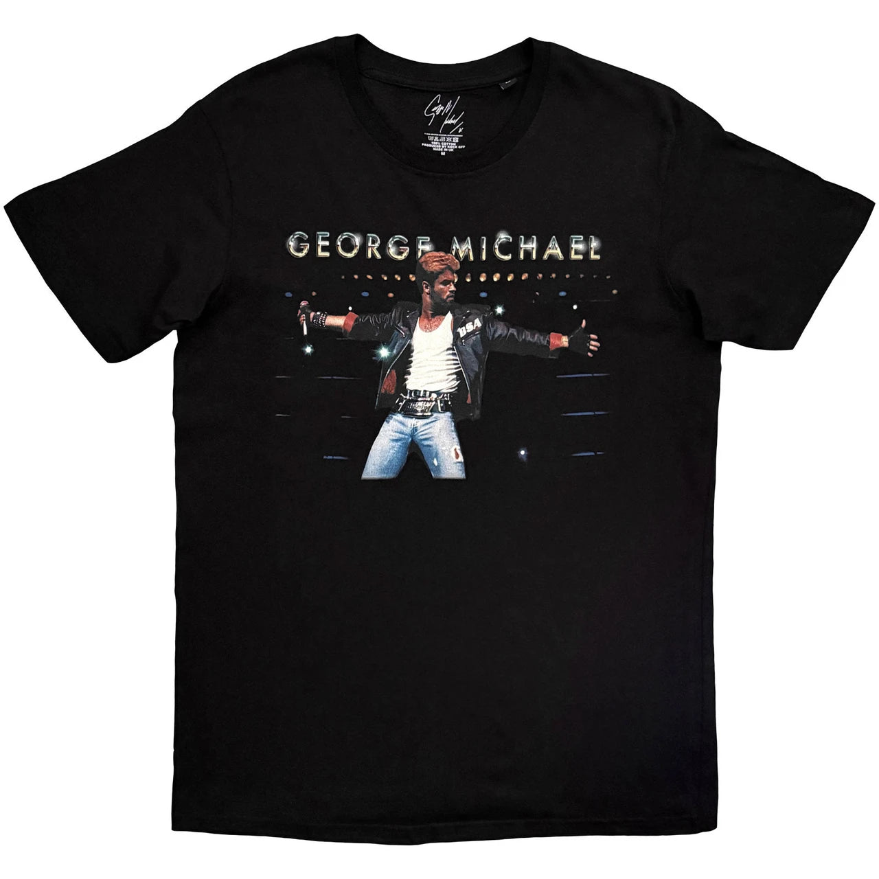 GEORGE MICHAEL Attractive T-Shirt, On Stage
