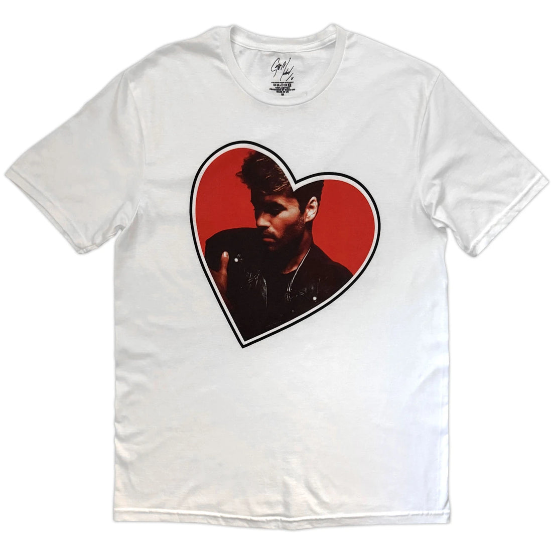 GEORGE MICHAEL Attractive T-Shirt, Heart