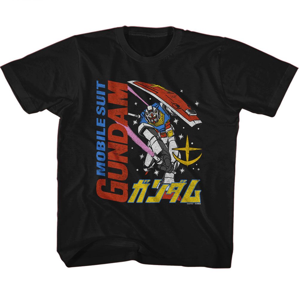 GUNDAM Eye-Catching T-Shirt, GUNDAM MS GUNDAM AND MECHA