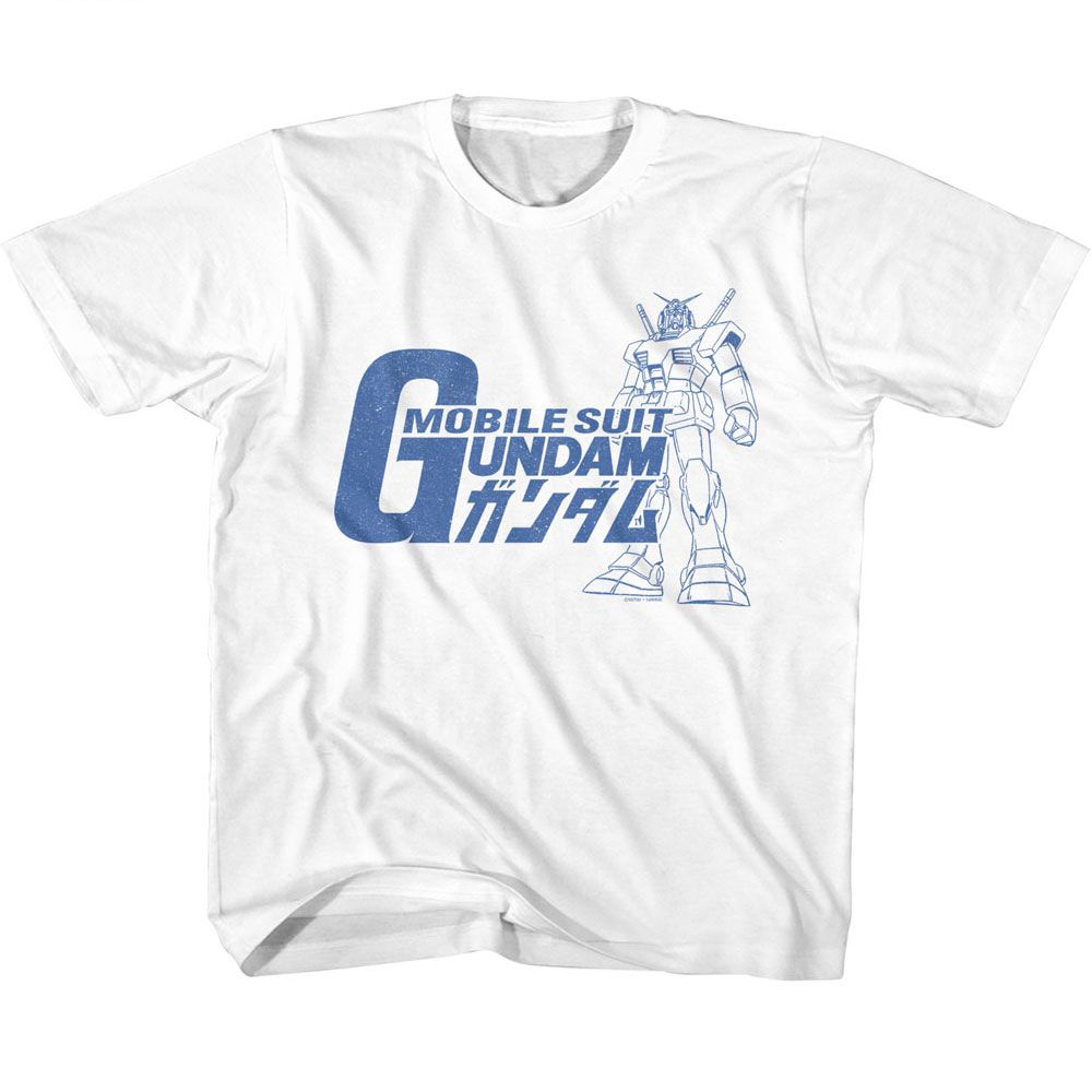 GUNDAM Eye-Catching T-Shirt, GUNDAM MS MONO