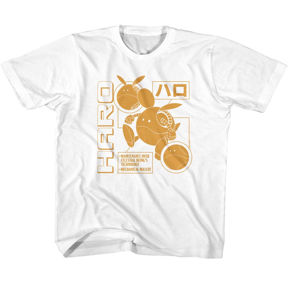 GUNDAM Eye-Catching T-Shirt, GUNDAM HARO MONOCHROME