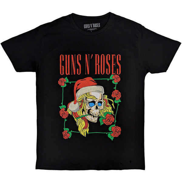 GUNS N' ROSES Attractive T-Shirt, Holiday Skull