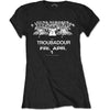 GUNS N' ROSES T-Shirt for Ladies, Troubadour Flyer