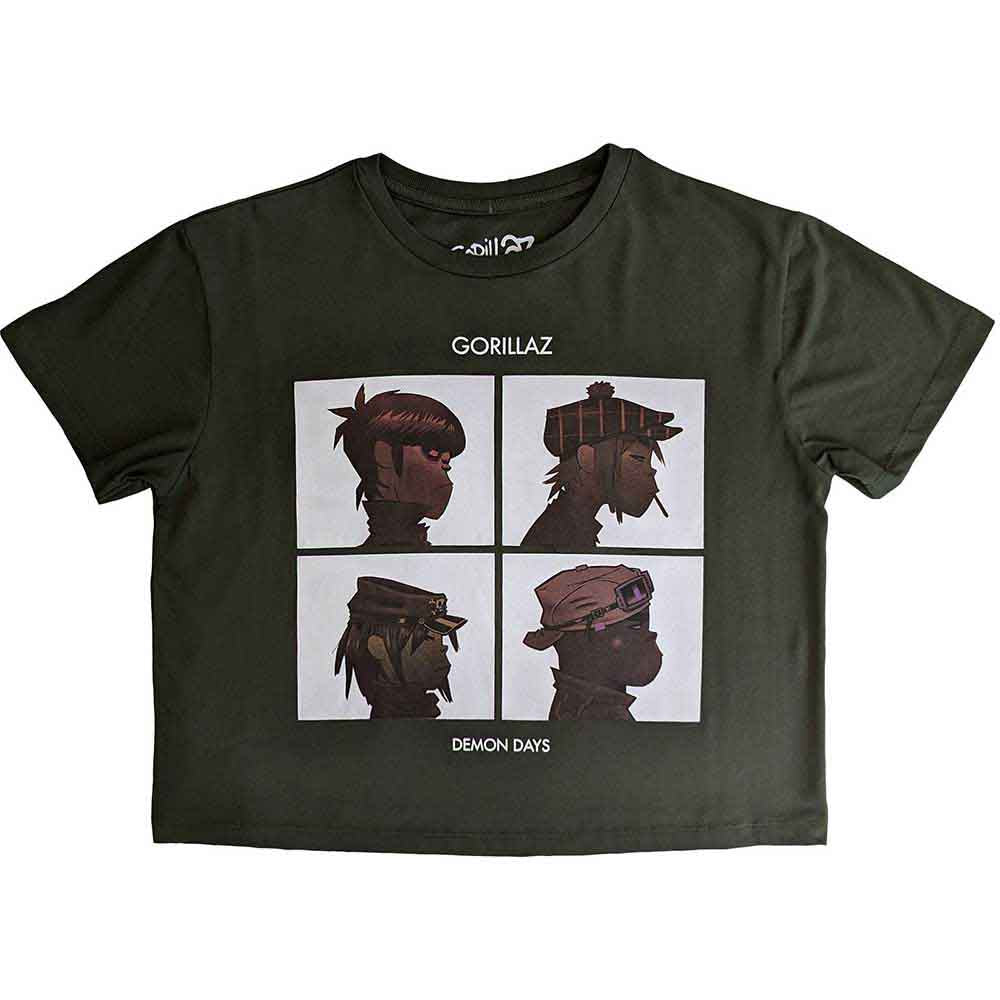 GORILLAZ Attractive Crop Top, Demon Days