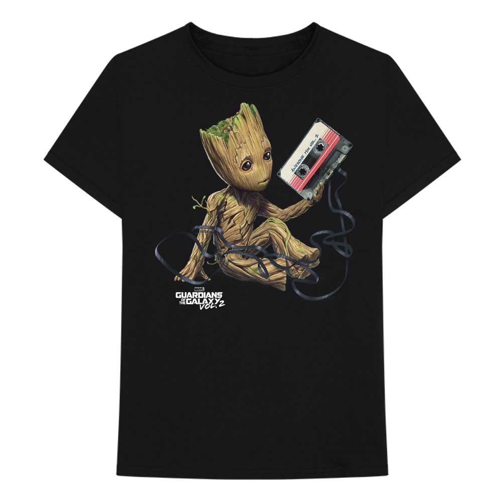 MARVEL COMICS Attractive T-shirt, Guardians Of The Galaxy Groot With Tape