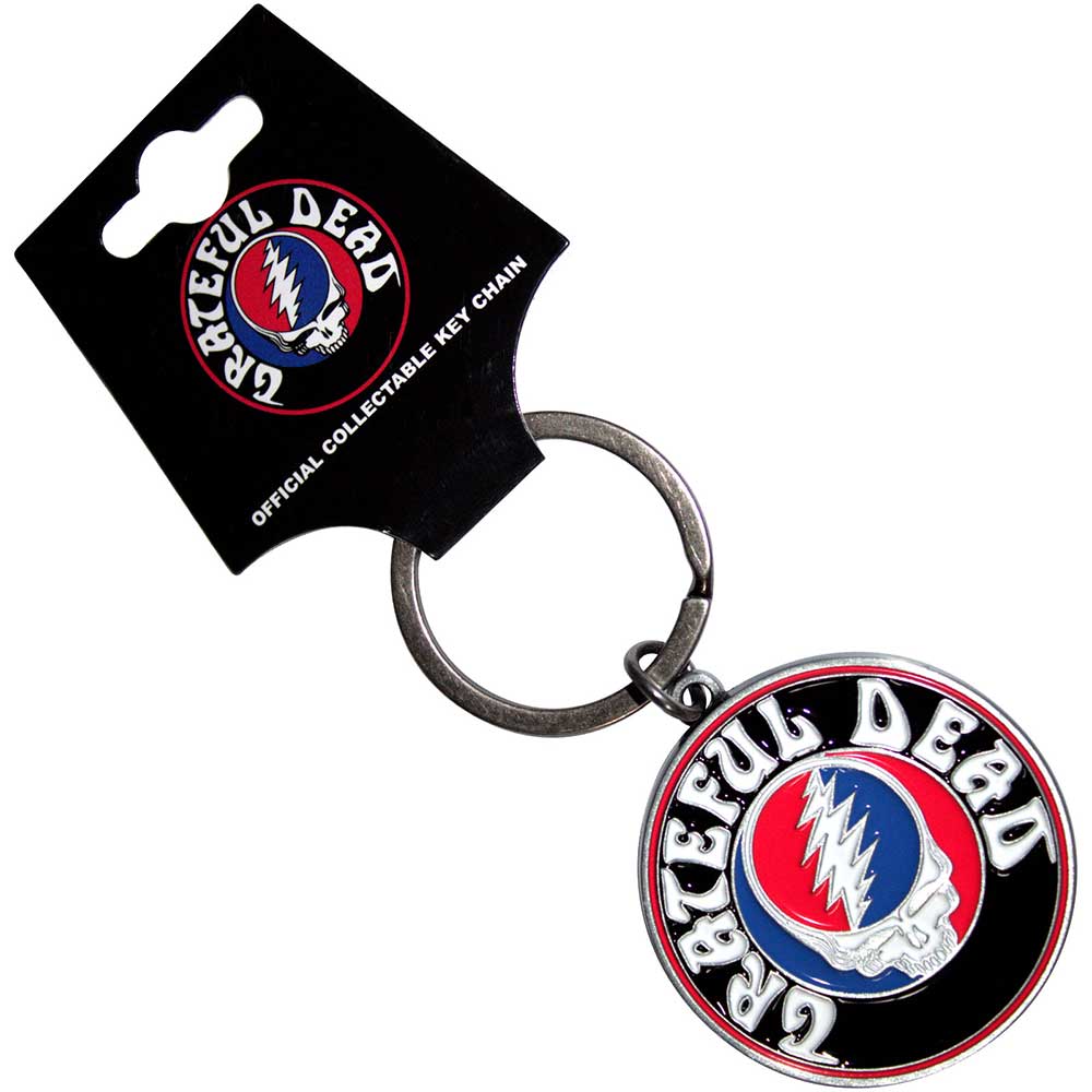 GRATEFUL DEAD Keychain, Steal Your Face Logo