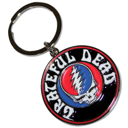 GRATEFUL DEAD Keychain, Steal Your Face Logo