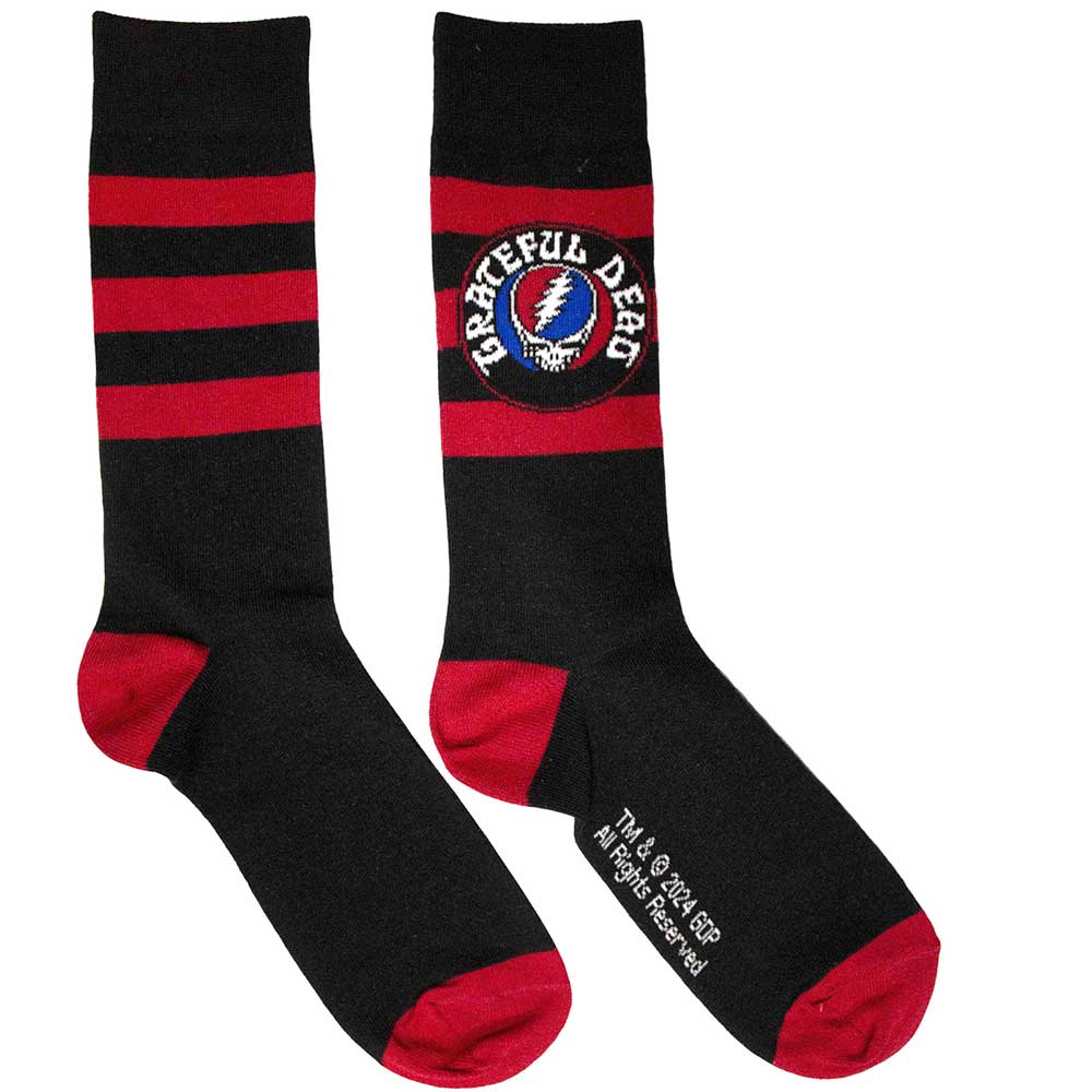 GRATEFUL DEAD Unisex Ankle Socks, Steal Your Face Logo