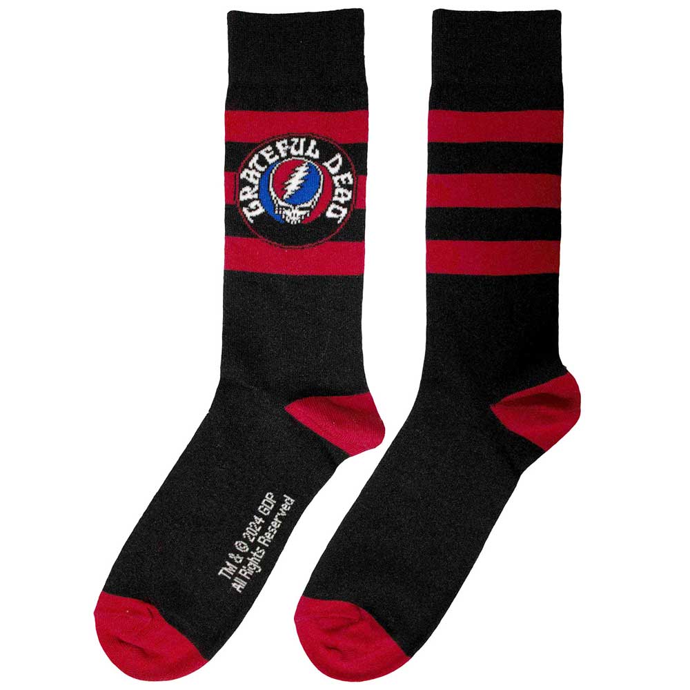 GRATEFUL DEAD Unisex Ankle Socks, Steal Your Face Logo