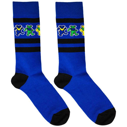 GRATEFUL DEAD Unisex Ankle Socks, Dancing Bears Stripe