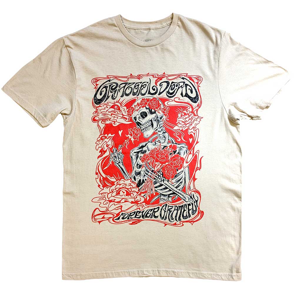 GRATEFUL DEAD Attractive T-Shirt, Forever Red