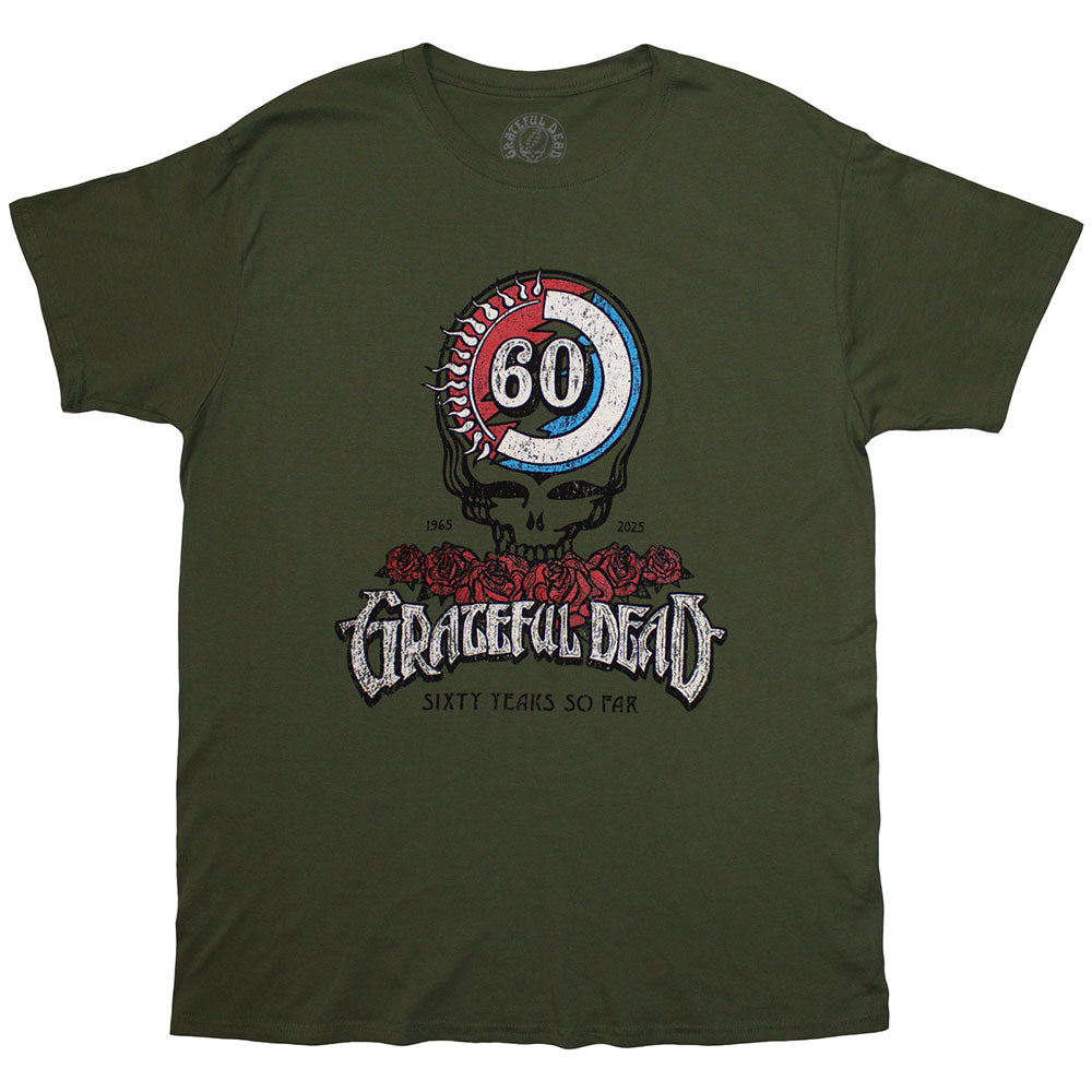 GRATEFUL DEAD Attractive T-Shirt, 60th Rose