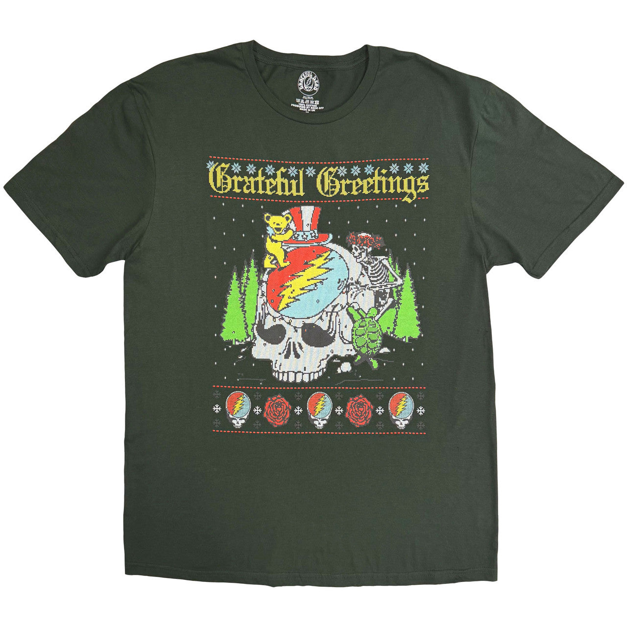 GRATEFUL DEAD Attractive T-Shirt, Grateful Greetings