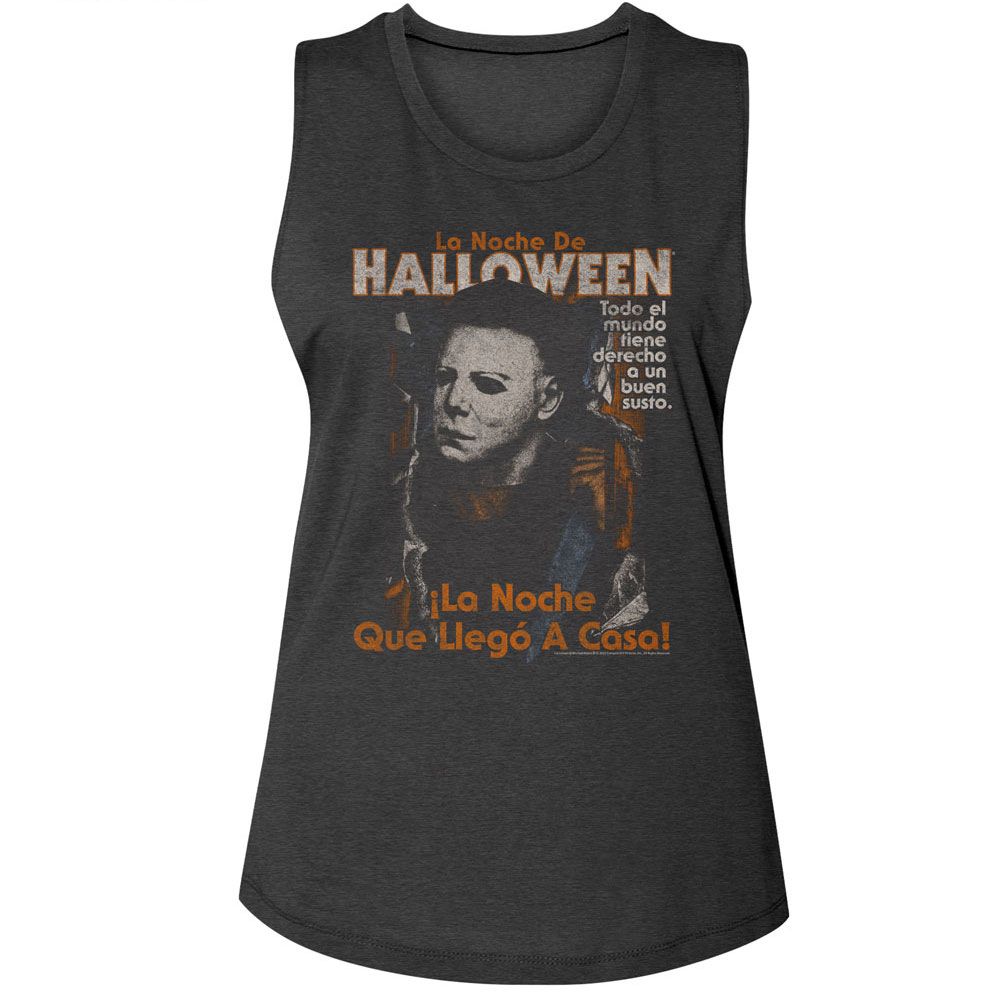 HALLOWEEN Tank Top for Ladies, Spanish Poster