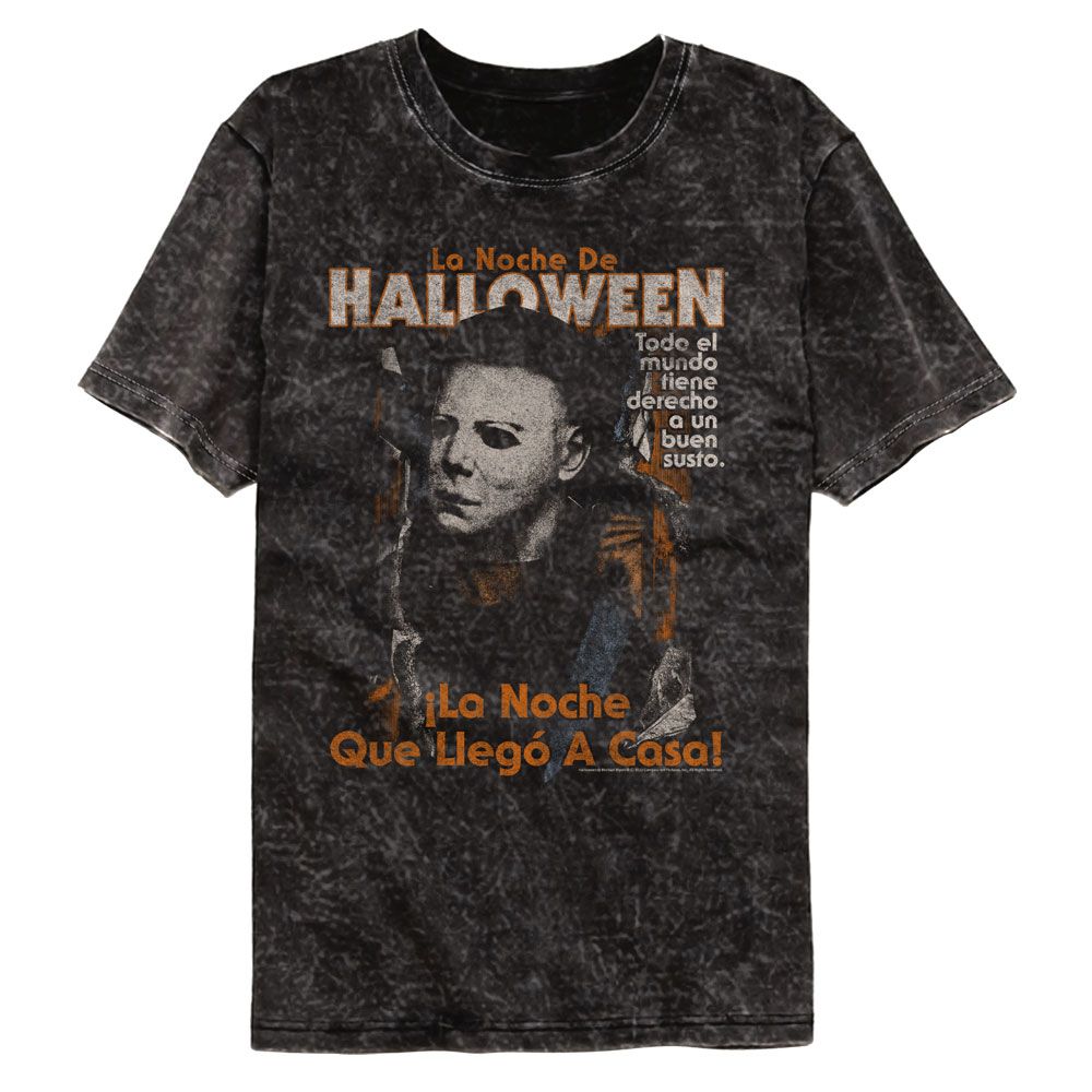 HALLOWEEN Mineral Wash T-Shirt, Spanish Poster