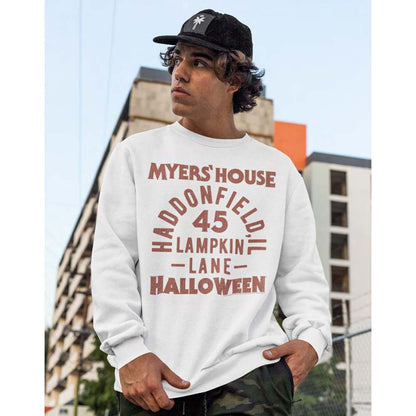 Premium HALLOWEEN Sweatshirt, Myers House Text