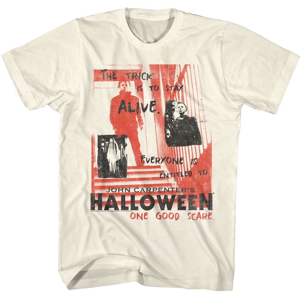 HALLOWEEN Terrific T-Shirt, One Good Scare Handwritten