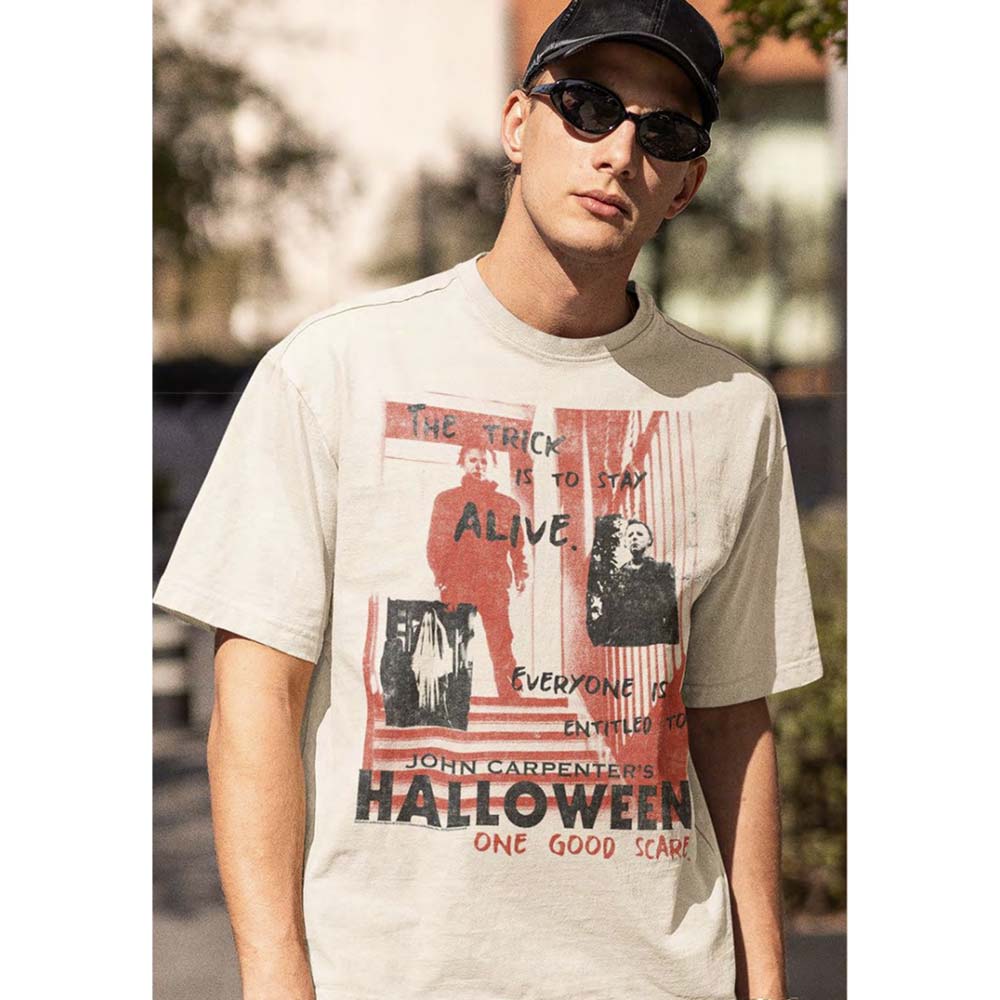 HALLOWEEN Terrific T-Shirt, One Good Scare Handwritten