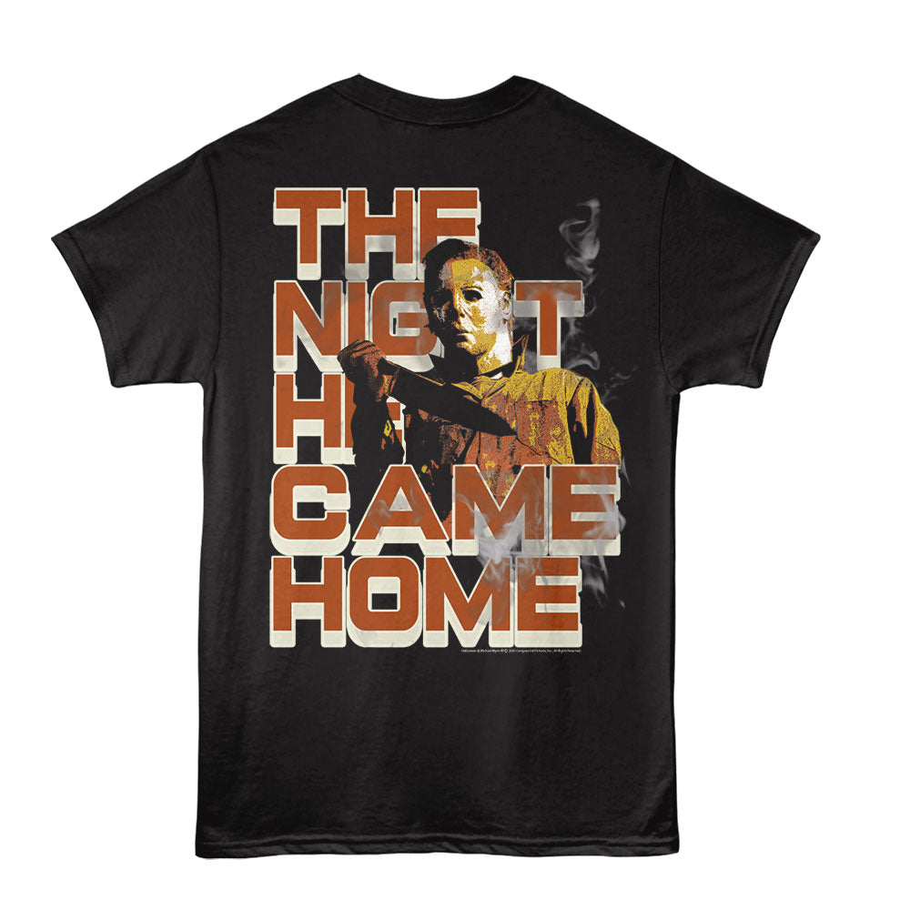 HALLOWEEN Eye-Catching T-Shirt, PUMPKIN KNIFE