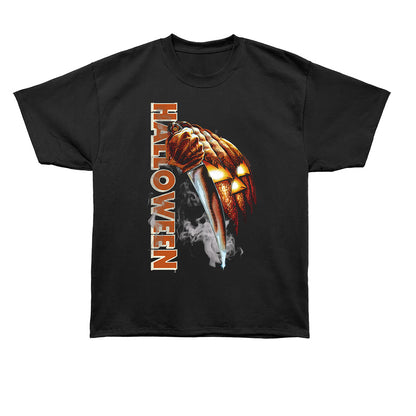 HALLOWEEN Oversized T-Shirt, PUMPKIN KNIFE