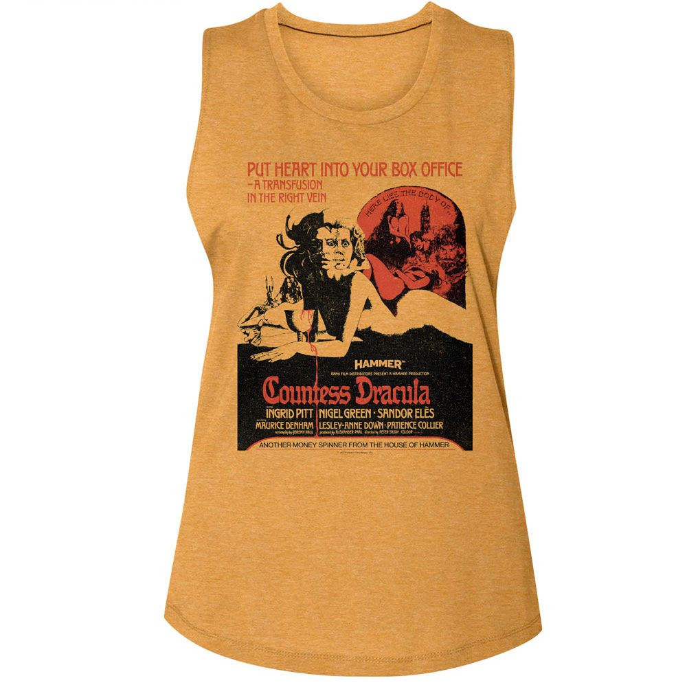 HAMMER HORROR Muscle Tank, Countess Dracula Poster