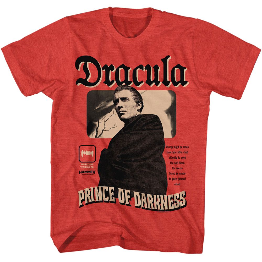 HAMMER HORROR Eye-Catching T-Shirt, PRINCE OF D