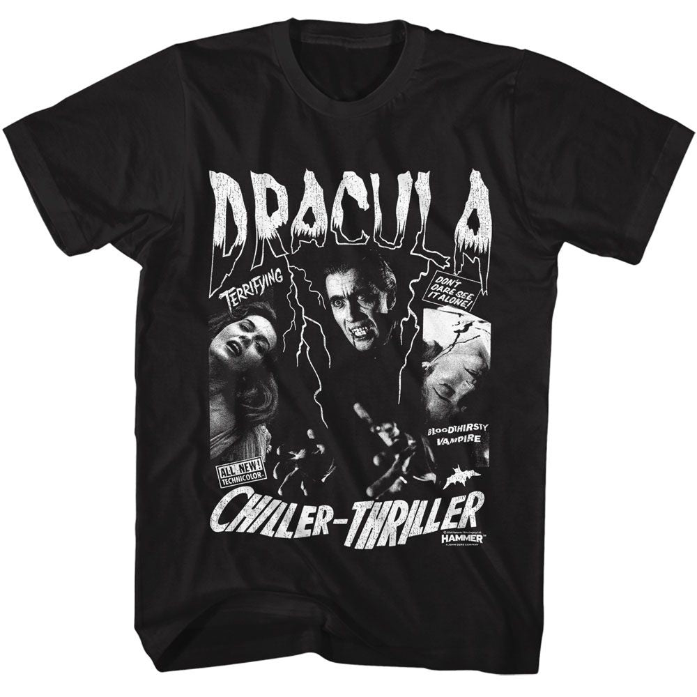 HAMMER HORROR Eye-Catching T-Shirt, CHILLER THRILLER