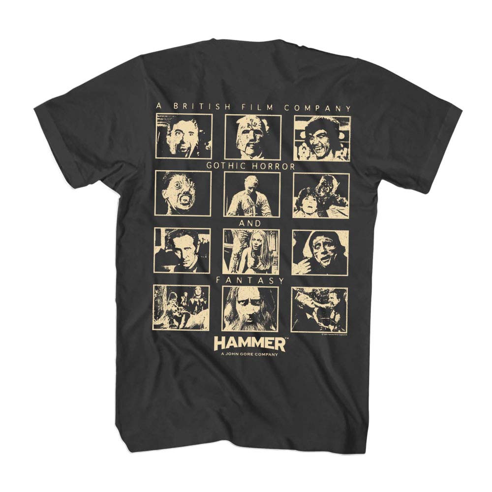 HAMMER HORROR Eye-Catching T-Shirt, FILMS