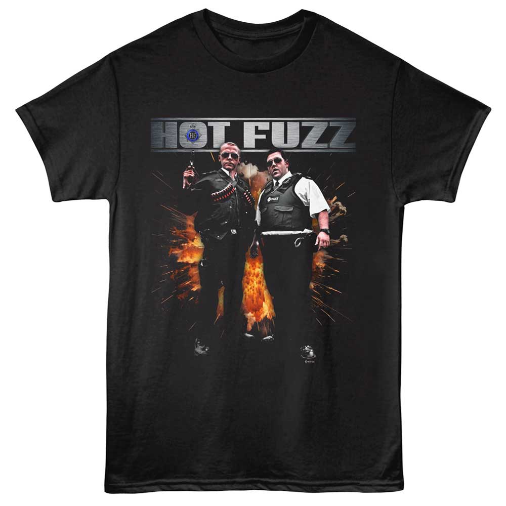 HOT FUZZ Eye-Catching T-Shirt, EXPLOSION