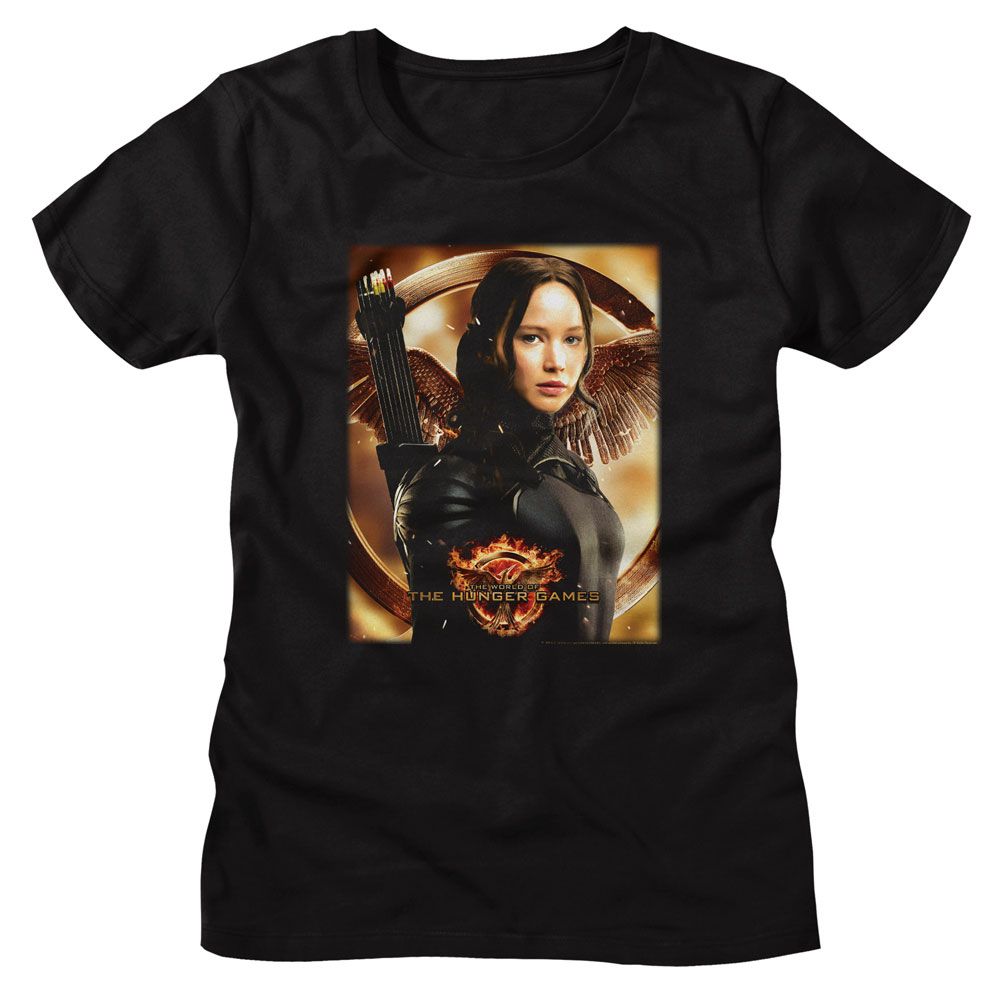HUNGER GAMES T-Shirt, Katniss Mockingjay Bg