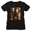 Women Exclusive HUNGER GAMES T-Shirt, Katniss Mockingjay Bg