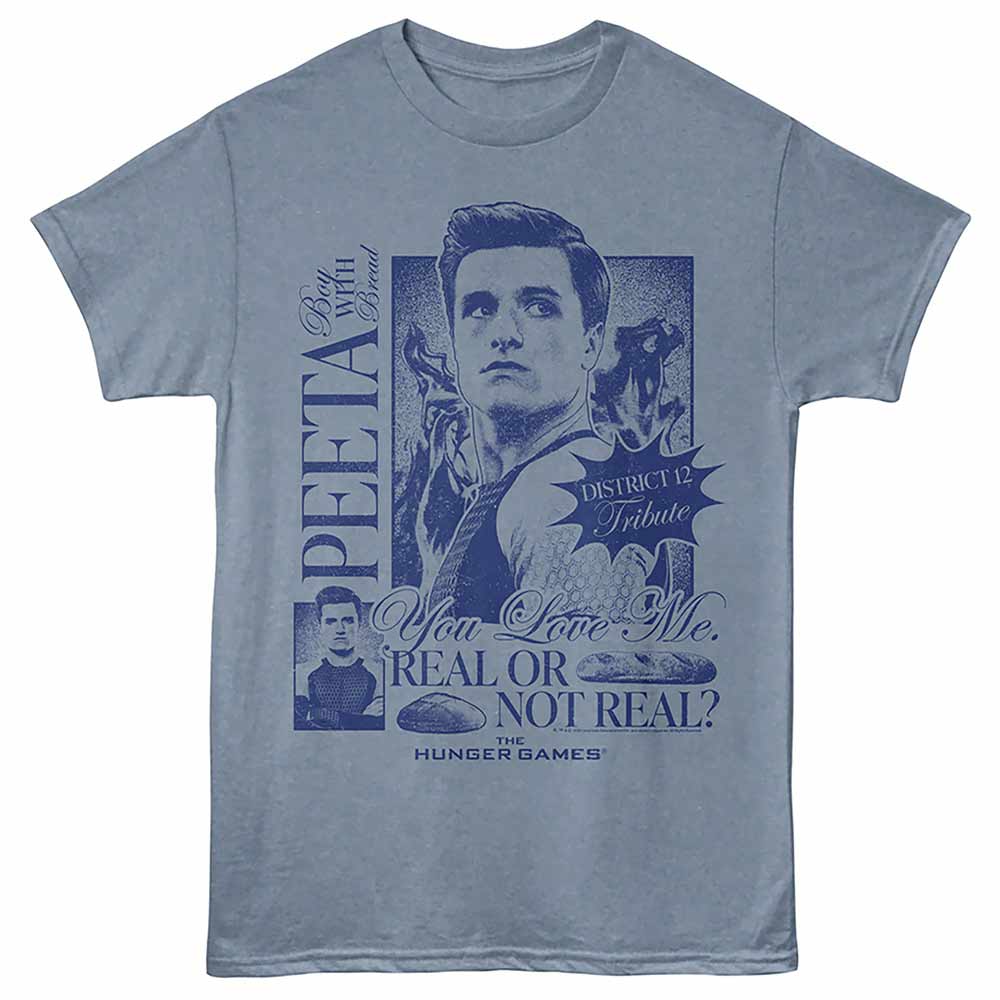 HUNGER GAMES T-Shirt, PEETA REAL OR NOT REAL