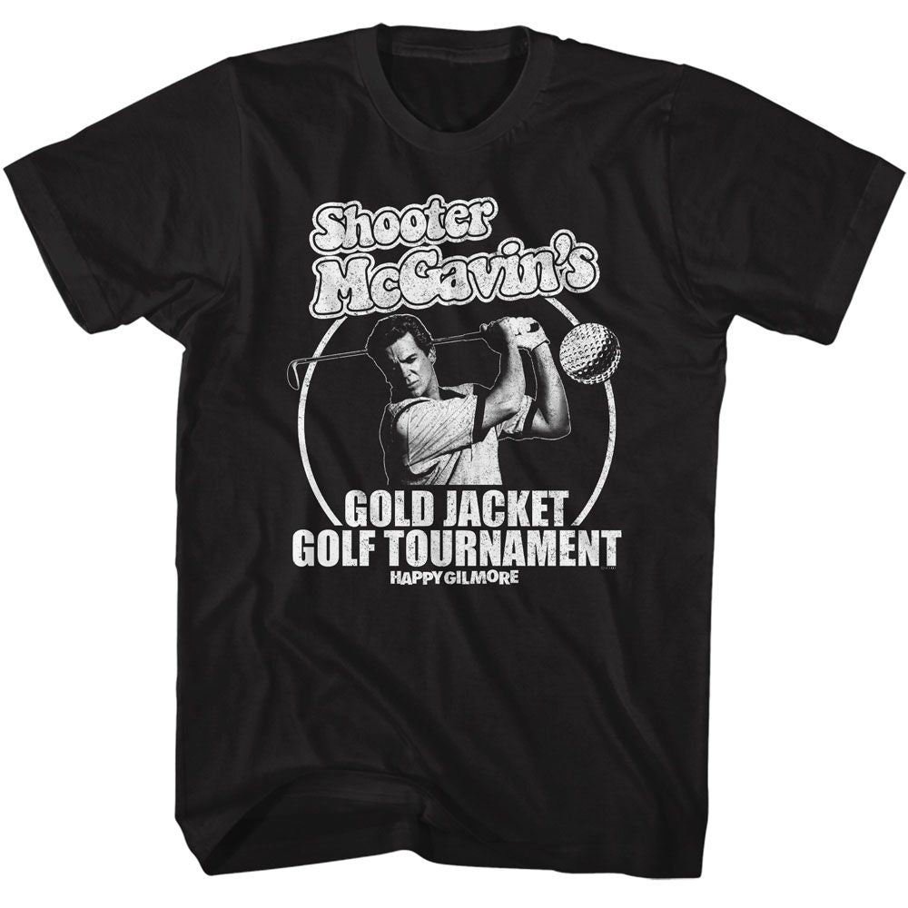 HAPPY GILMORE Eye-Catching T-Shirt, GOLD JACKET TOURNEY