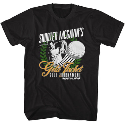 HAPPY GILMORE Eye-Catching T-Shirt, GOLD JACKET TOURNAMENT