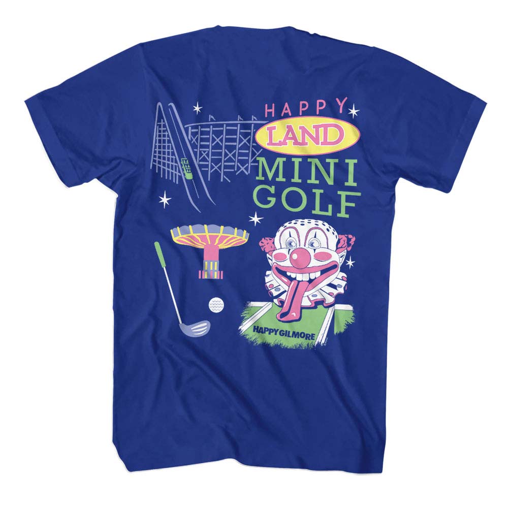 HAPPY GILMORE Eye-Catching T-Shirt, HAPPY LAND MINI GOLF