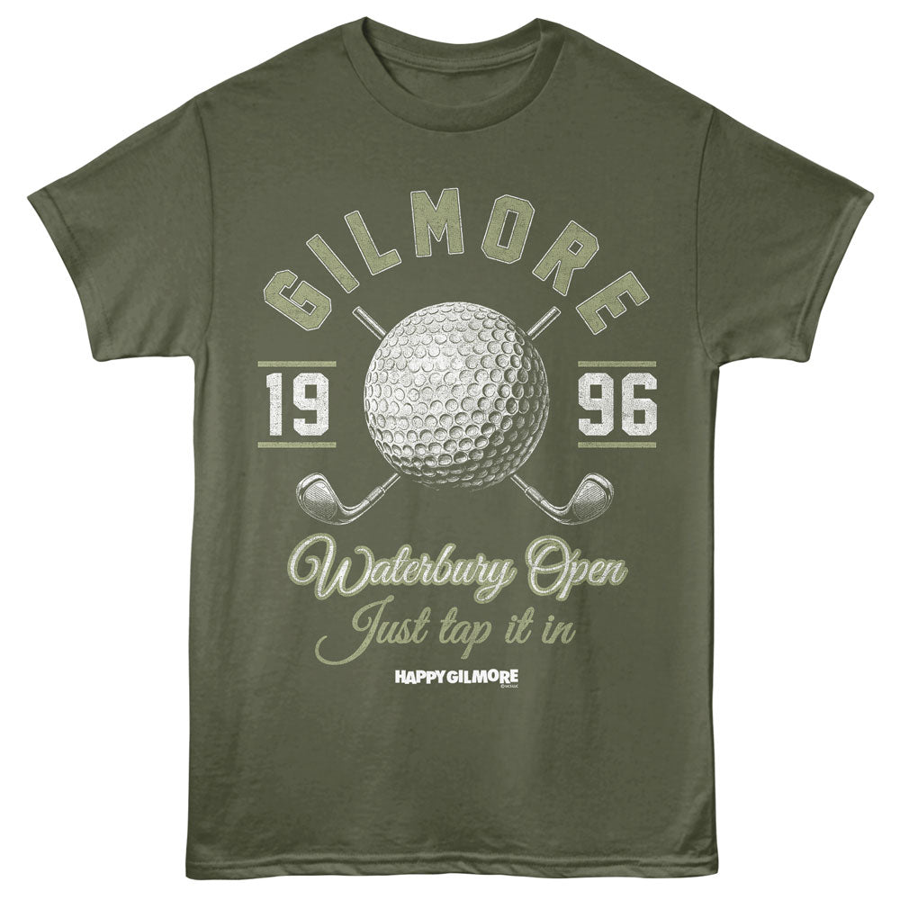 HAPPY GILMORE Eye-Catching T-Shirt, WATERBURY OPEN