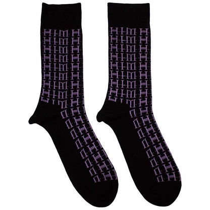 HIM Unisex Ankle Socks, Logo Repeat