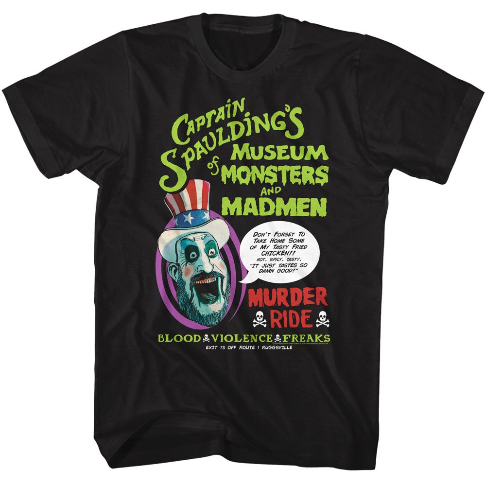 HOUSE OF 1000 CORPSES Eye-Catching T-Shirt, MUSEUM