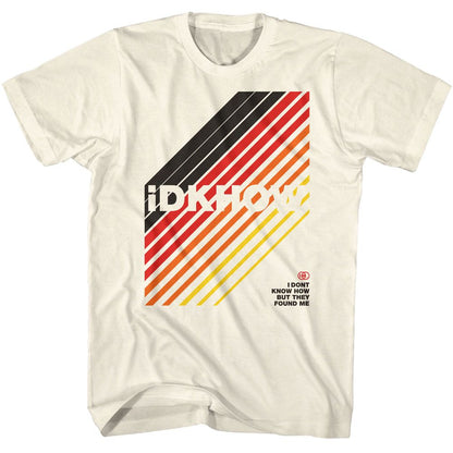 IDKHOW Eye-Catching T-Shirt, Diagonals