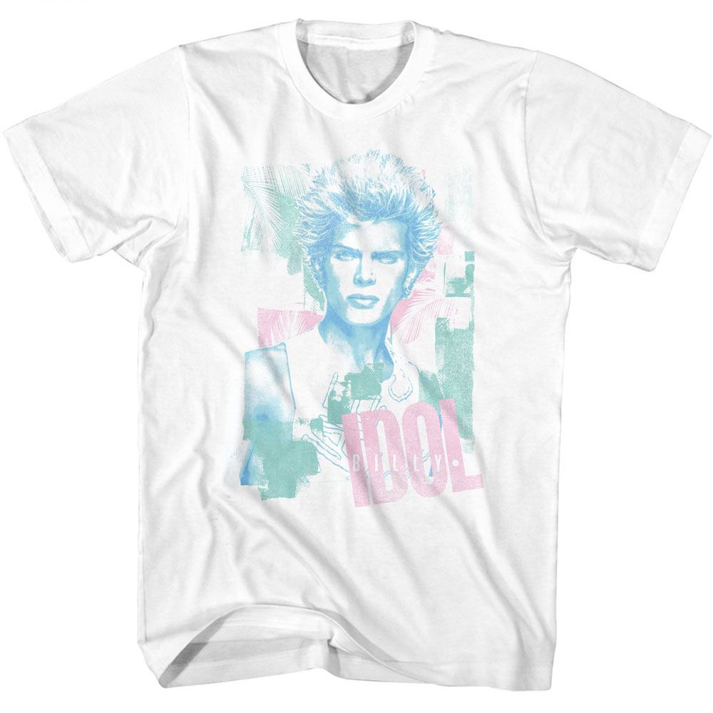 BILLY IDOL Eye-Catching T-Shirt, Pastel