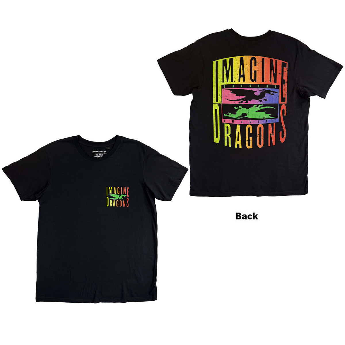 IMAGINE DRAGONS Attractive T-Shirt, Double Dragons Pocket
