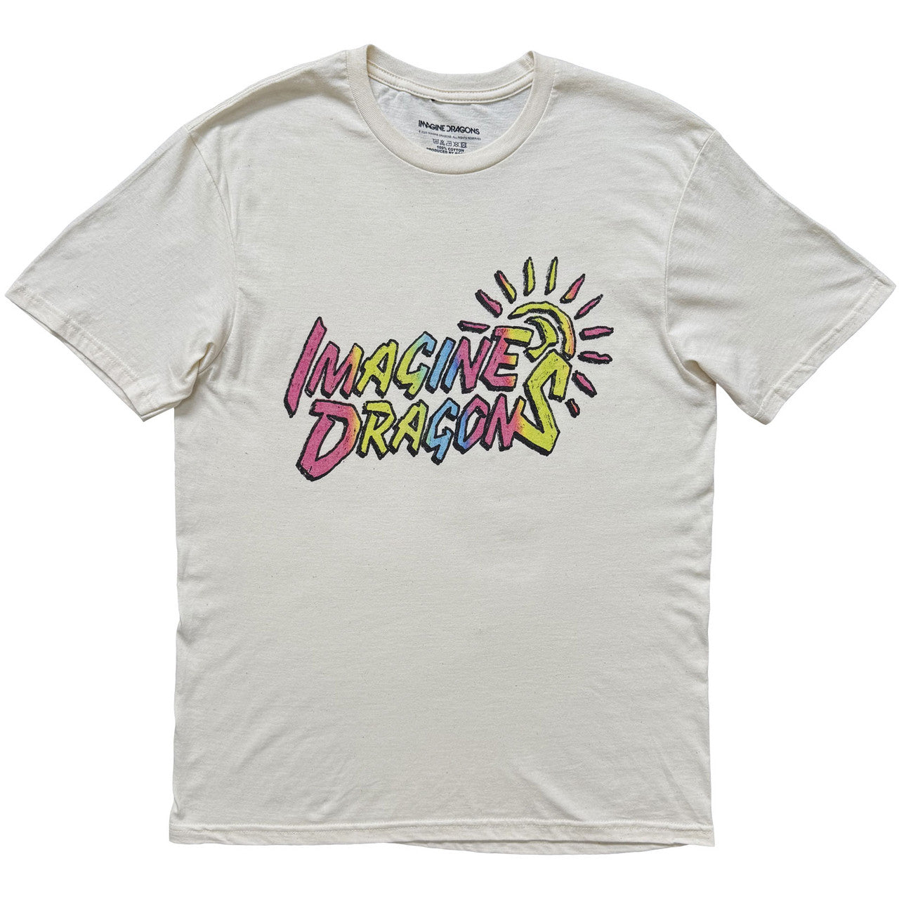 IMAGINE DRAGONS Attractive T-Shirt, Sun Logo