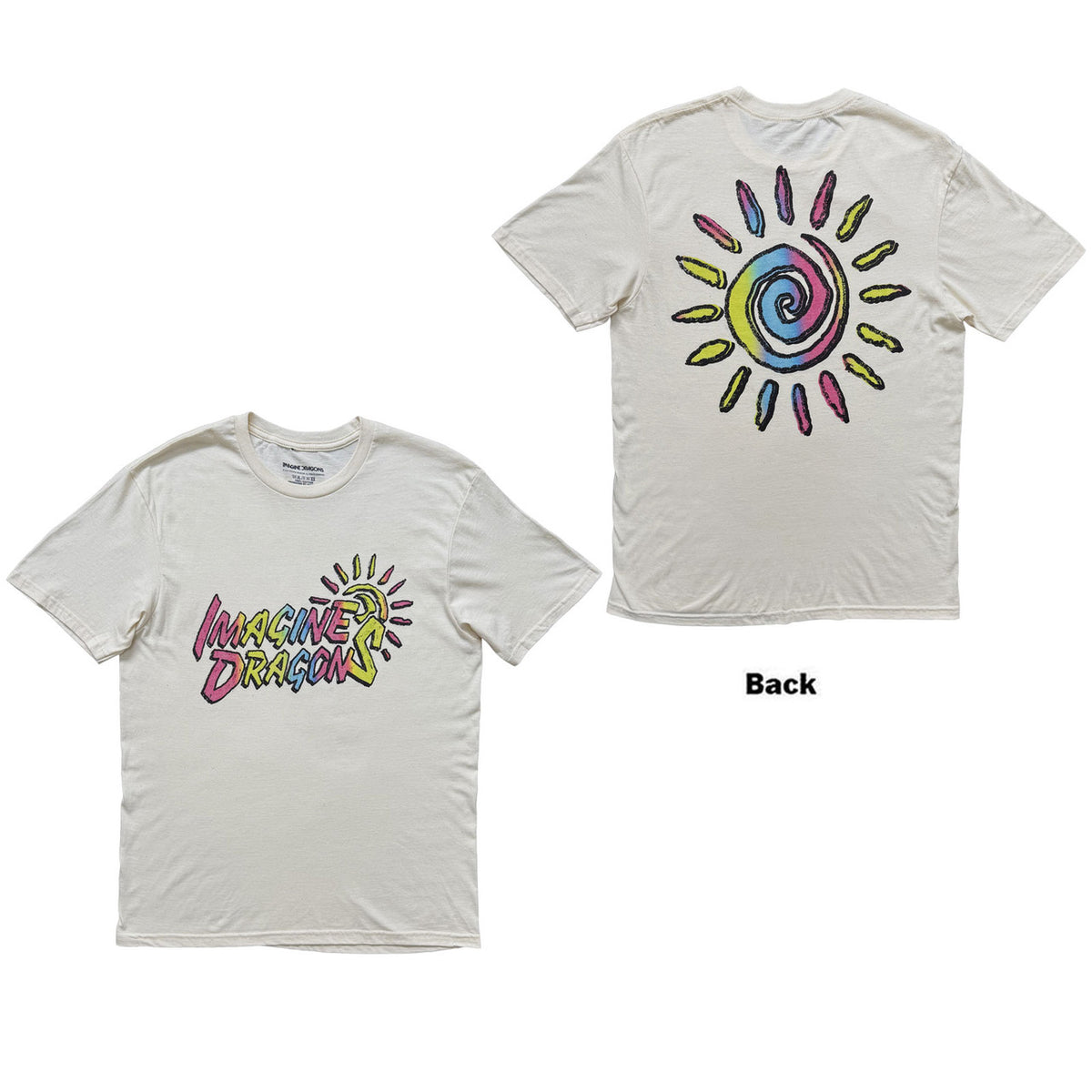 IMAGINE DRAGONS Attractive T-Shirt, Sun Logo